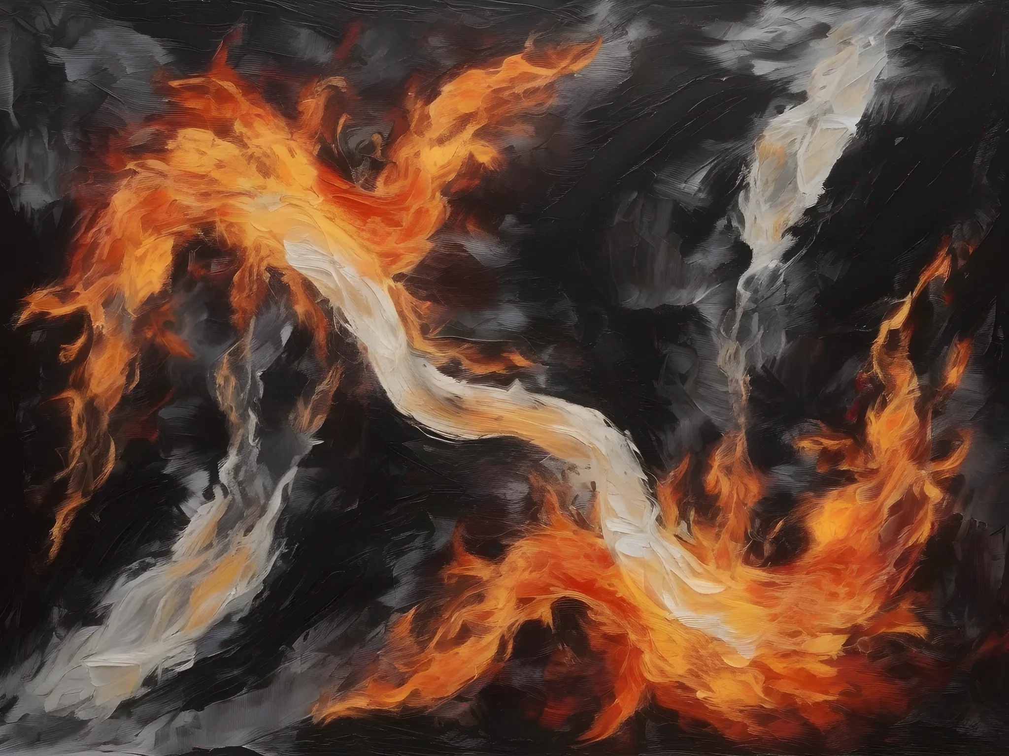 соединение пламени арт